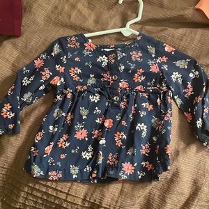 Floral blouse outfit